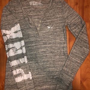 Pink thermal long sleeve